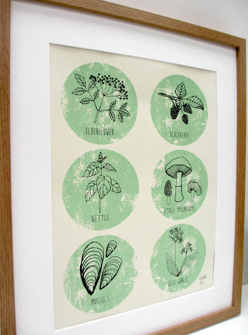 foraging wall art