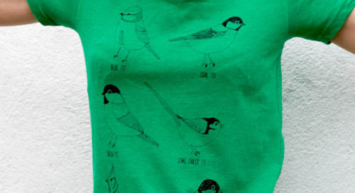 Garden birds T-shirt