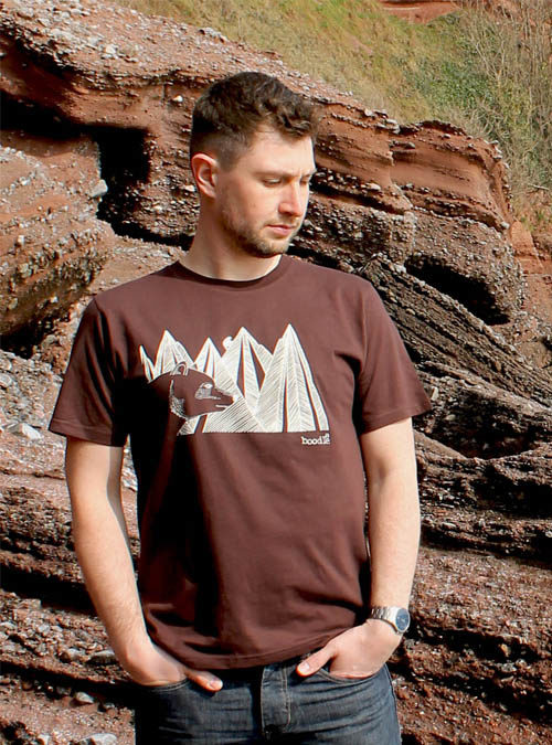 mountain bear mens T-shirt