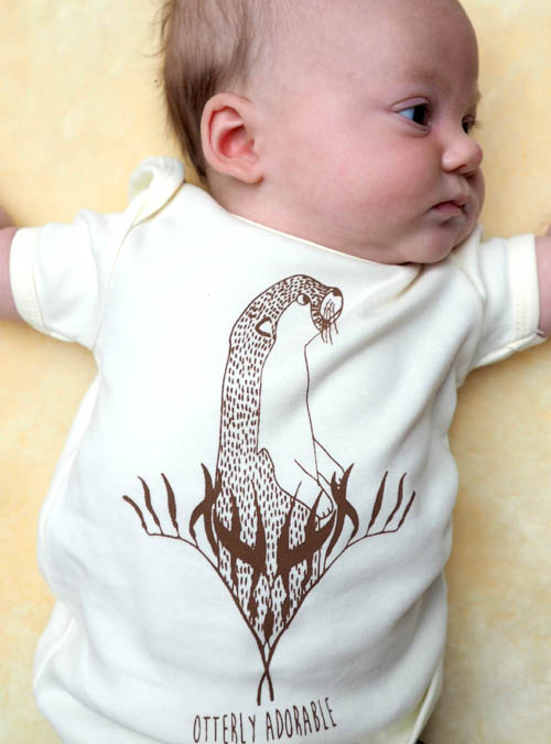 Otterly adorable' baby T-shirt – Boodle