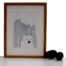 polar bear and mountain print