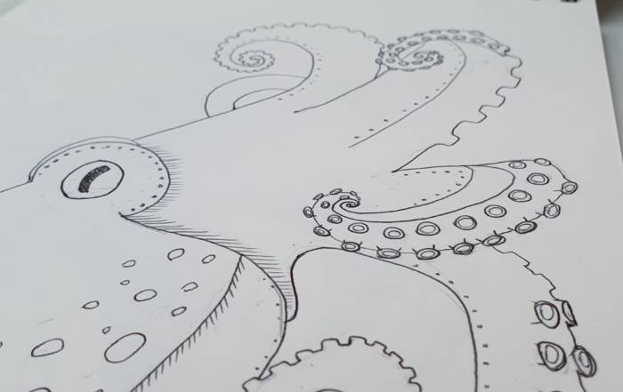octopus sketchbook