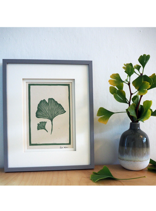 ginko lino print