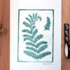 fern lino print