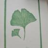 Ginko leaves Lino print-SECONDS - Image 3