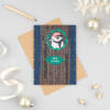 Woodpecker Christmas card