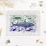 Photograph of mackerel art print featuring 3 mackerel fish with a nice purple and teal colour blend