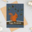 photo of a red squirrel christmas card